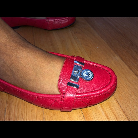Michael Kors Red Flats - Picture 2 of 8